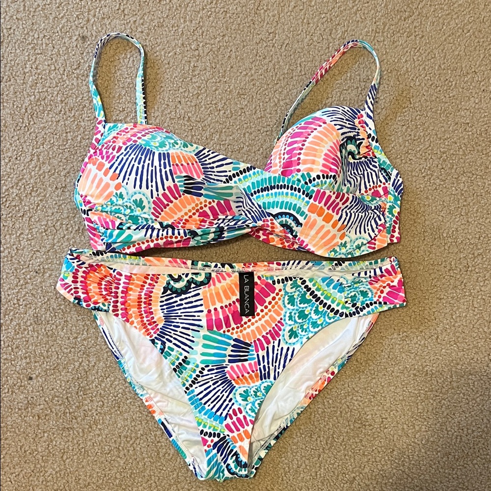 Like new LaBlanca Bikini size 14
